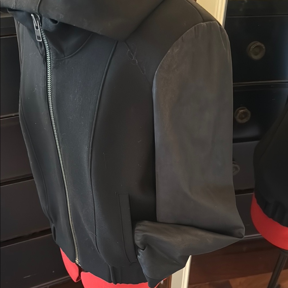 Helmut Black Hooded Women's Jacket - Picture 3 of 7
